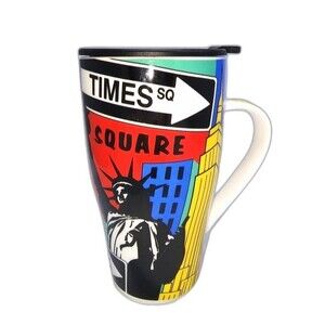 Jay Joshua New York NWOT Porcelain New York Themed Travel Mug